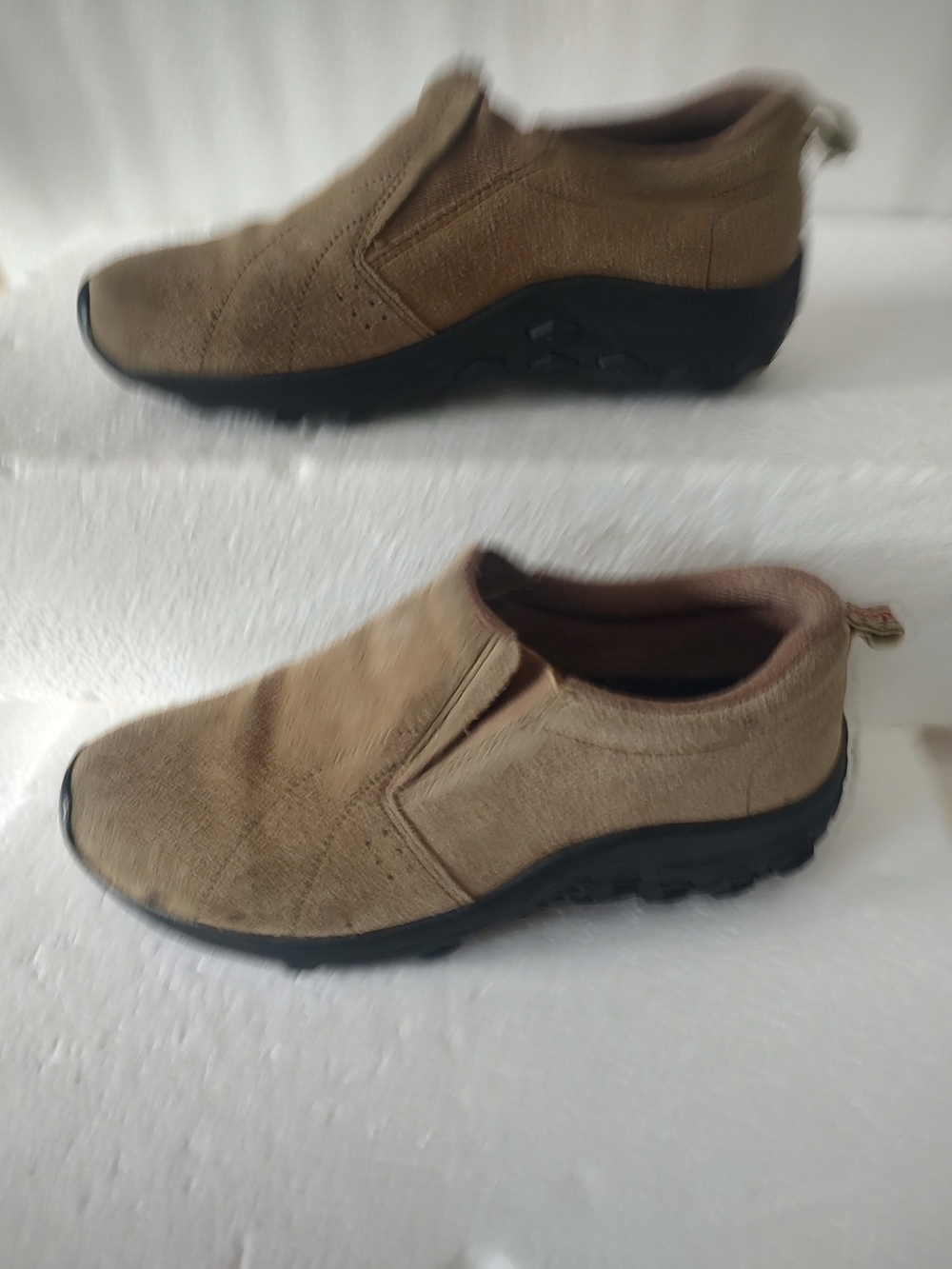Men's Slip-On Casual Jeep Size 7.5 21-3550 Walking Shoes - Tan
